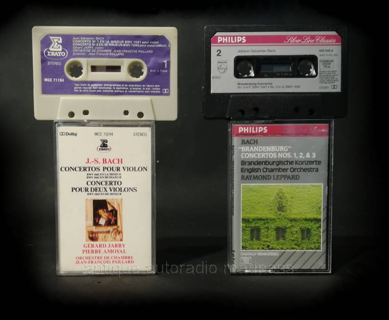 Vintage mini Cassette audio: J.S.BACH - 3
