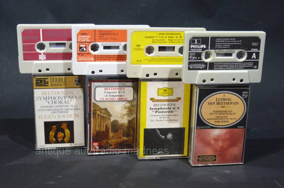 Vintage mini Cassette audio:Ludwig Van Beethoven