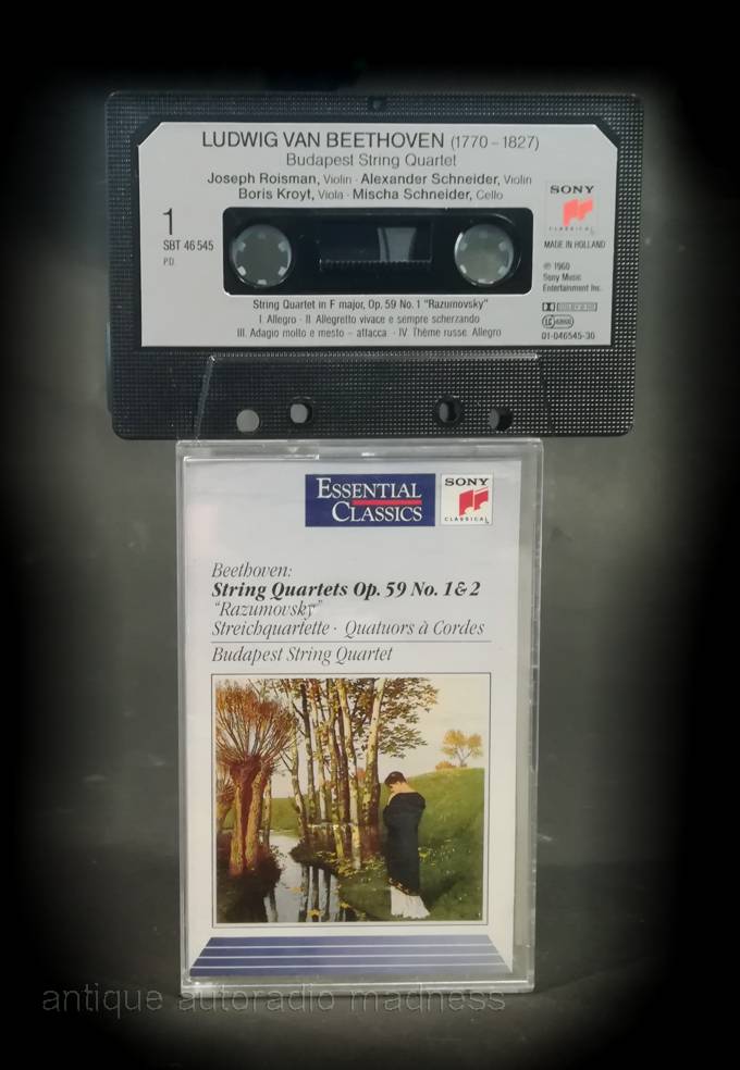 Cassette audio Ludwig Van Beethoven - String Quartet