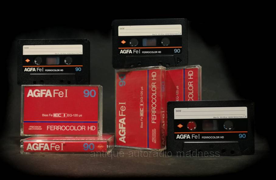 Compact cassette tape AGFA Fe I Ferrocolor HD (1982)