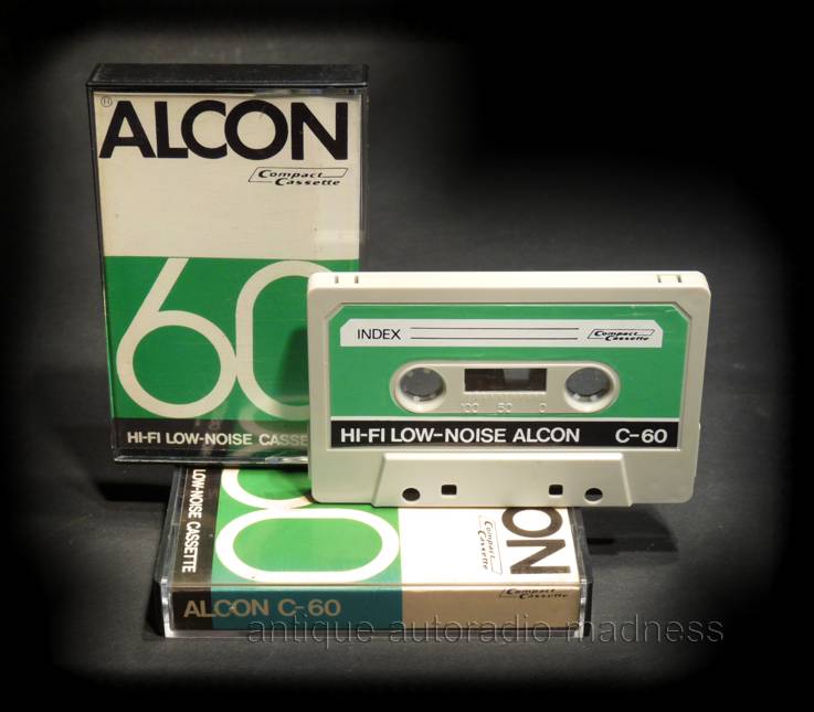 Old compact audio cassette model: Alcon HiFi Low Noise