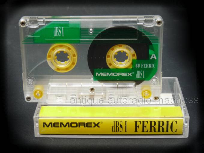 Memorex mini cassette: dBS I  FERRIC (1991)