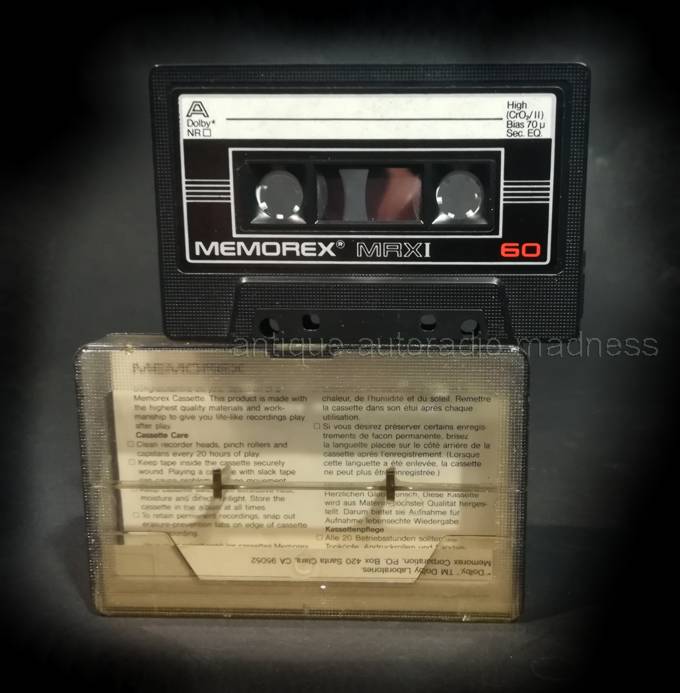 Memorex audio tape: MRXI - 60 (1982) - 2