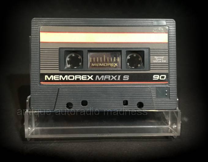 Memorex audio tape: MRXI S-C-90 (1985)