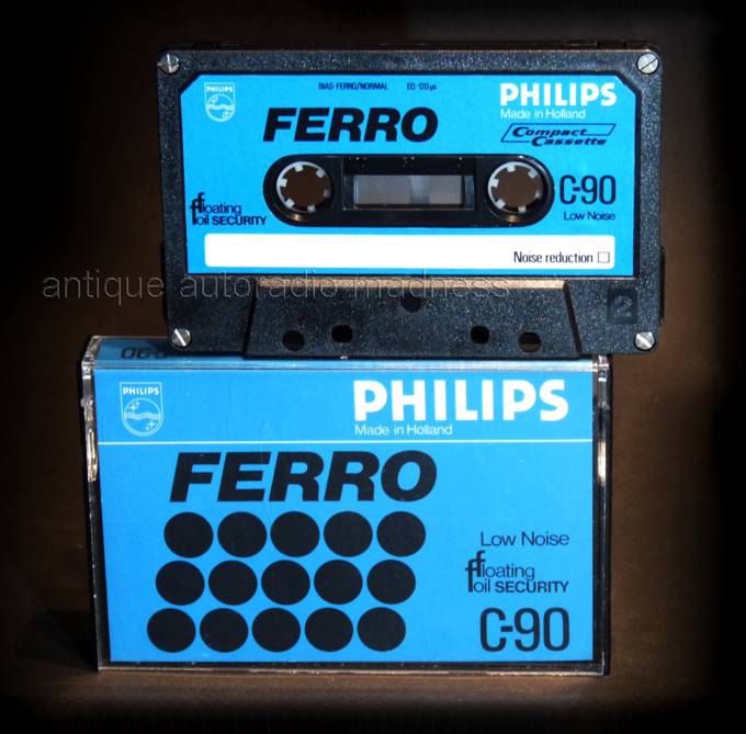 Audio tape mini cassette PHILIPS (1978) type Ferro C 90