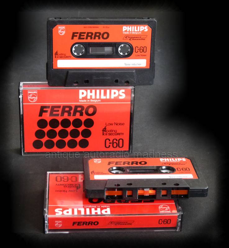 Audio tape mini cassette PHILIPS (1978) type Ferro C 60