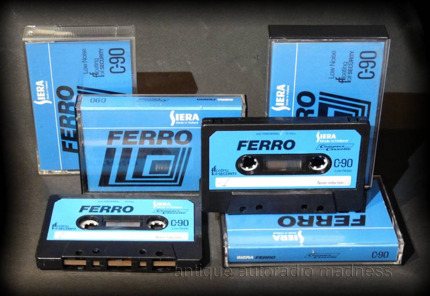 Audio tape mini cassette SIERA (1978) type Ferro C 90