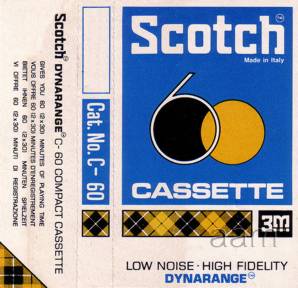 SCOTCH compact cassette model Dynarange - 60 (Cover)