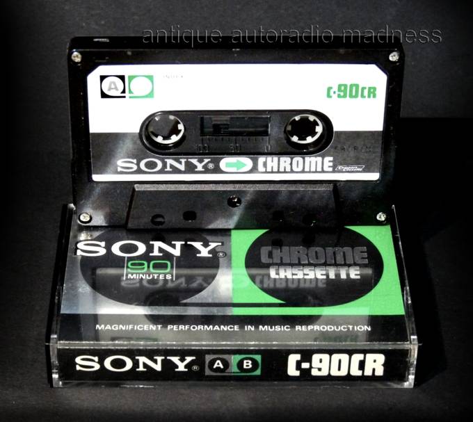 Vintage SONY compact audio tape typ C-90CR 1972