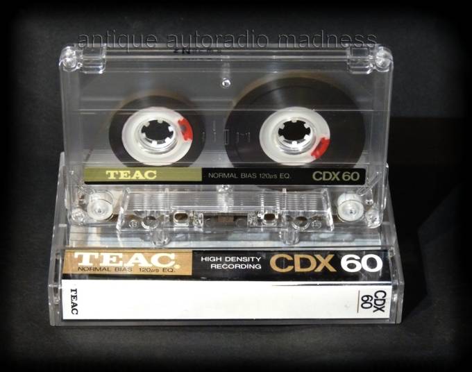 Oldschool compact audio cassette collection: TEAC model CDX 60