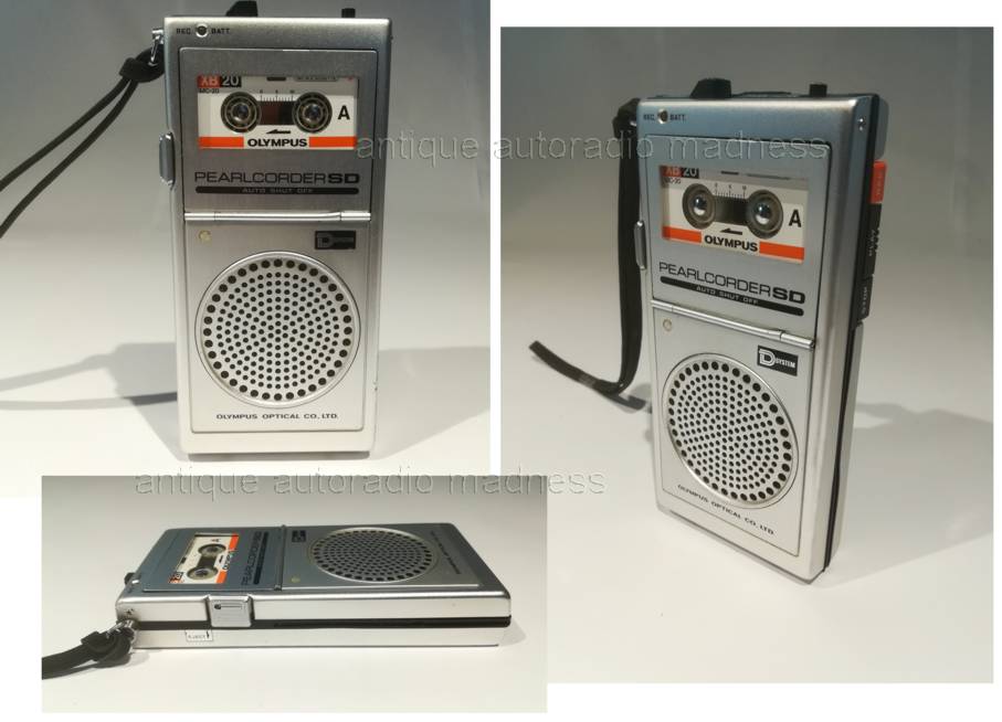 Dictaphone vintage OLYMPUS modle PearlCorder SD