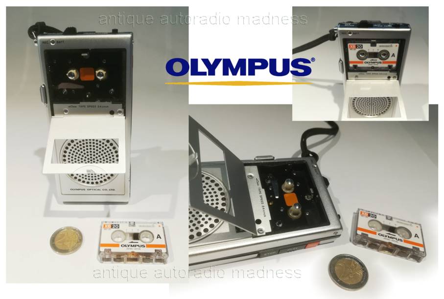 Vintage Dictaphone OLYMPUS model PearlCorder SD (Voice cassette recorder) - 3
