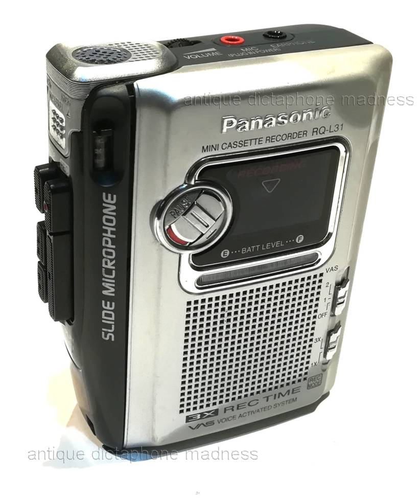 Vintage mini cassette recorder model RQ-L31 - Voice Activated System - 4 