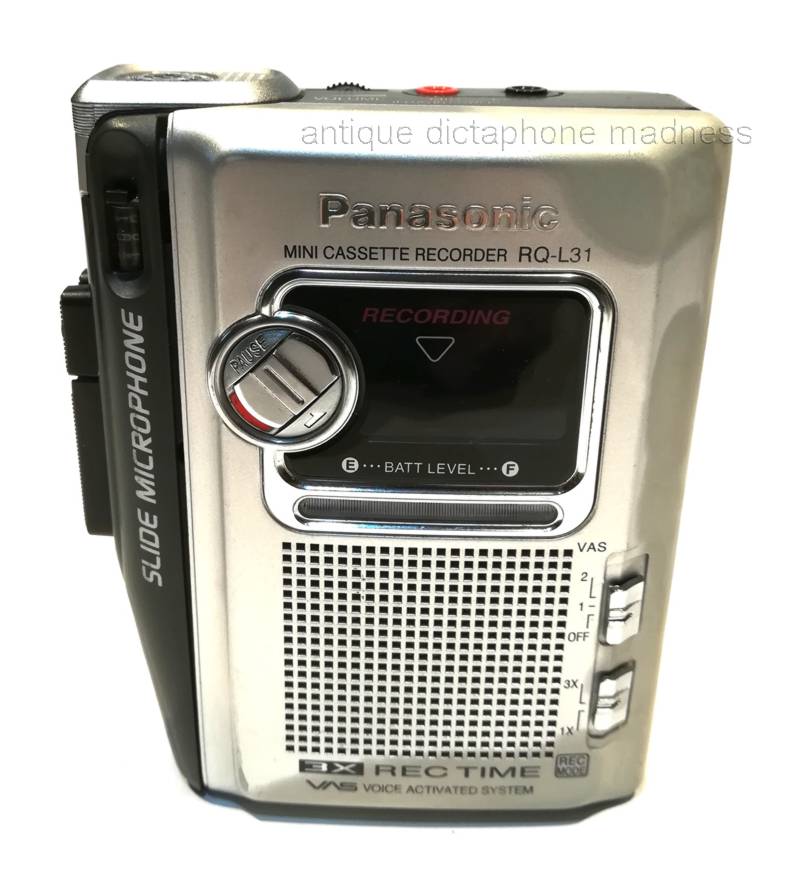 Dictaphone Panasonic vintage (Cassette recorder) RQ-L31 - 1