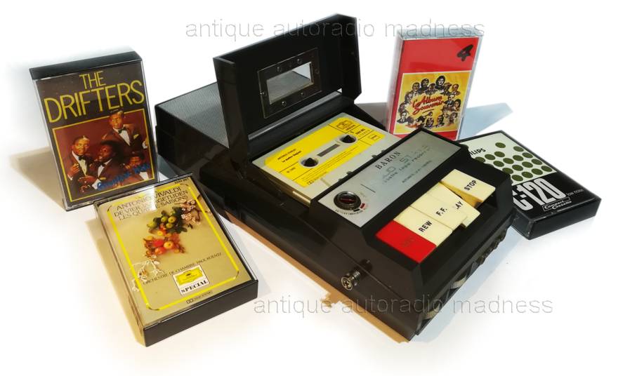 Lecteur enregistreur cassette vintage BARON (Philips) - 2