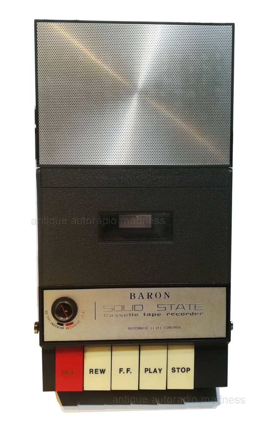 Lecteur enregistreur cassette vintage BARON (Philips) - 1