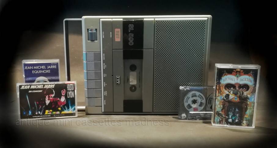 Lecteur enregistreur minicassette vintage ITT modèle SL 500 - 3