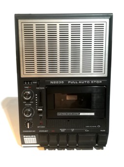 Old school PHILIPS player recorder model N2235 - 1980