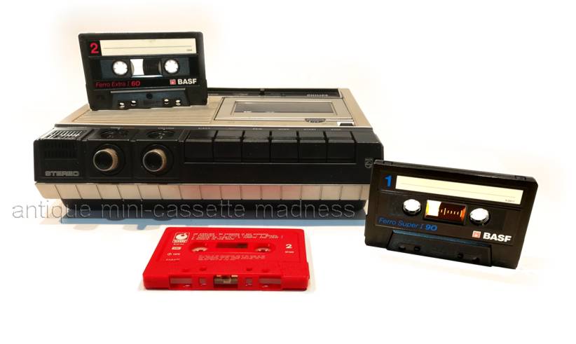 Ancien lecteur/enregistreur cassette audio PHILIPS type N 2415 automatic  - 1981 - 4 