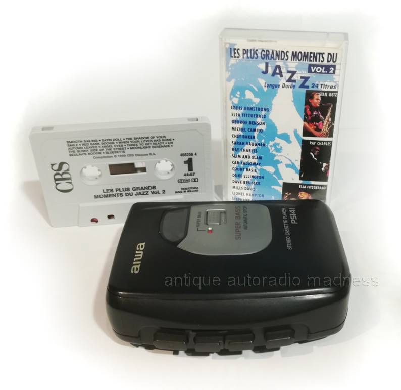 Vintage Mini stereo cassette player AIWA model PS141 - 5