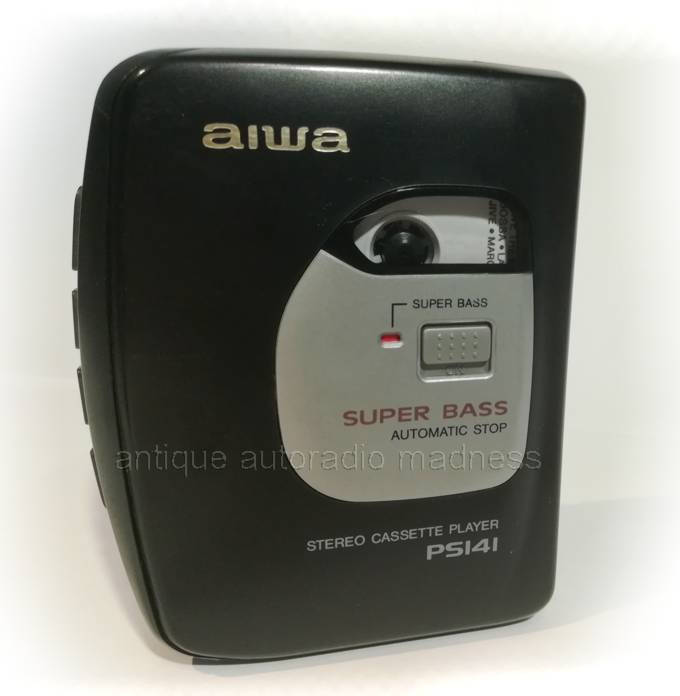 Vintage Mini stereo cassette player AIWA model PS141