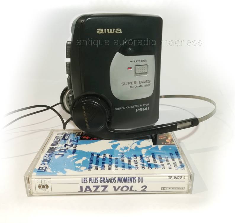 Vintage Mini stereo cassette player AIWA model PS141 - 7