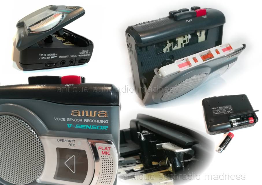 Vintage Mini stereo cassette player AIWA model TP-VS480 - Walkman - 3