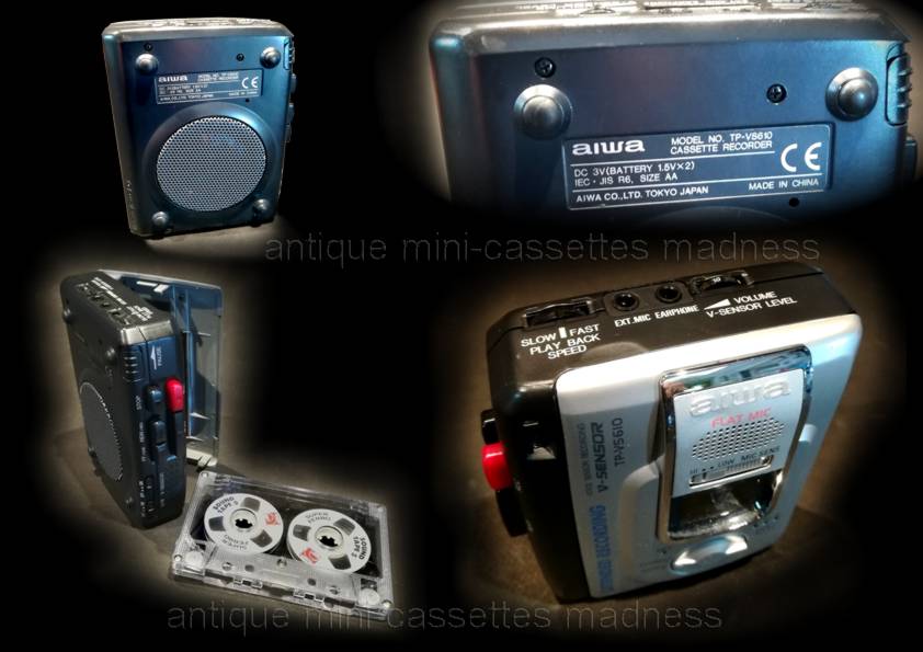 Vintage Mini stereo cassette player AIWA model TP-VS610 - Walkman - 2