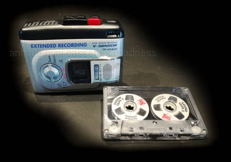Vintage Mini stereo cassette player AIWA model TP-VS610 - Walkman - 6