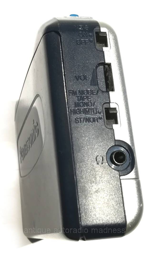 Vintage Walkman mini cassette stereo player PANASONIC model RQ-CR18V (Autoreverse) - 5
