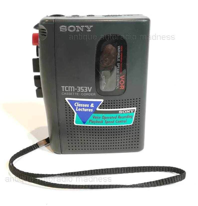 Old school SONY walkman models TCM-353V & TCM373V (Voice operated recording)