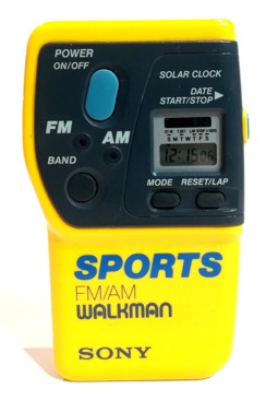 Walkman cassette SONY Sports WM-SRF-9 (1989)