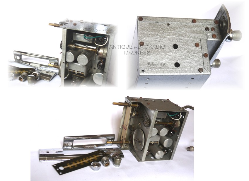 Oldschool NOVAK car radio 1952 - Solid Chrome car radio - Technical details