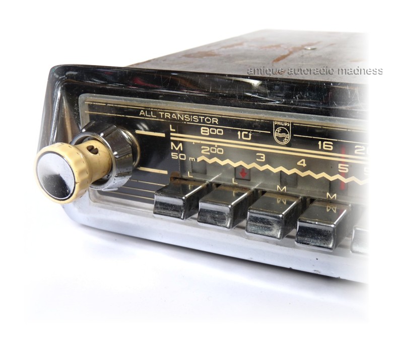 Vintage PHILIPS car radio model N5X14T (CITROEN) - 1962 - 2