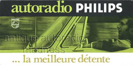 Oldschool PHILIPS car radio catalog year 1969