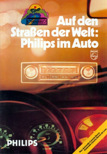 Ancien catalogue autoradios PHILIPS 1972 (Germany)