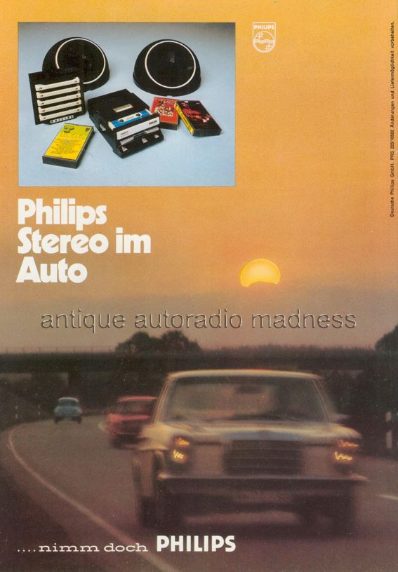 Ancien catalogue autoradios PHILIPS 1972 (Germany) - 18
