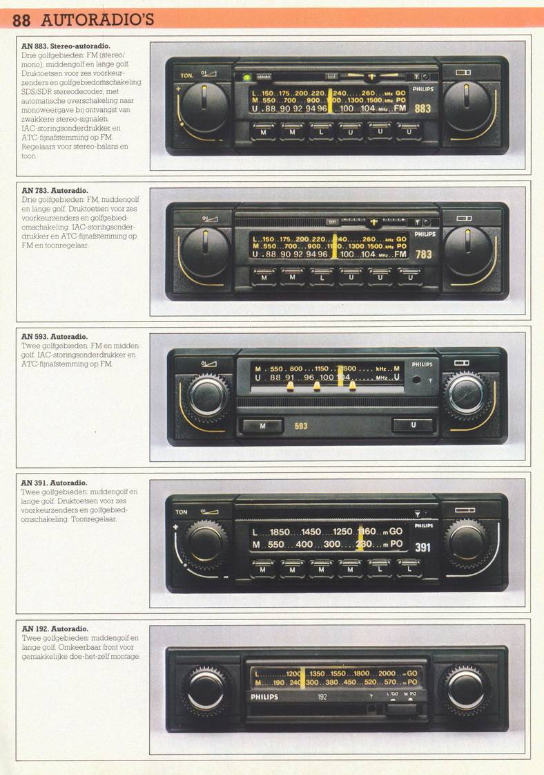 Catalogue vintage PHILIPS car audio 1981 (NL) - 88