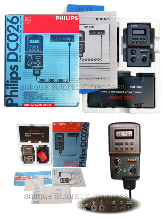 Ancien autoradio PHILIPS DC026 - 1987