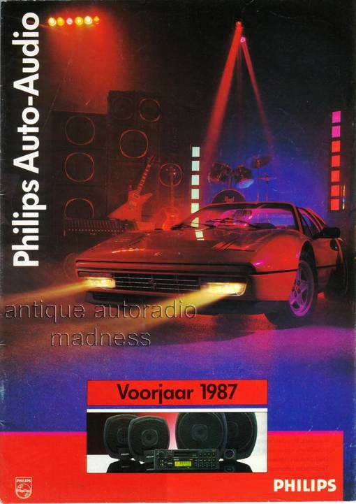 Ancien catalogue PHILIPS car stereo 1987 - Hollande - 1