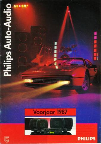 Ancien catalogue PHILIPS car stereo 1987 - Hollande