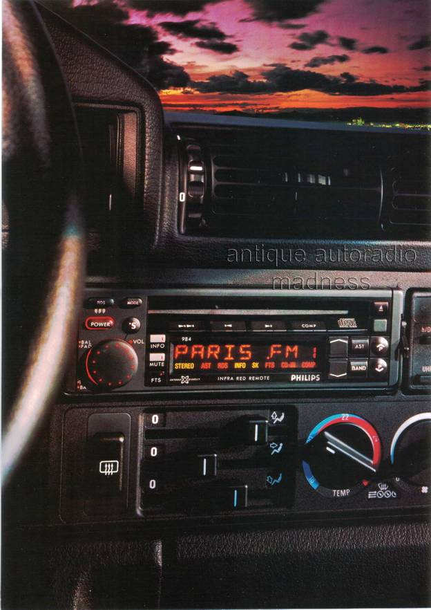 Ancien catalogue PHILIPS car stereo année 1989 (Hollande) - 8