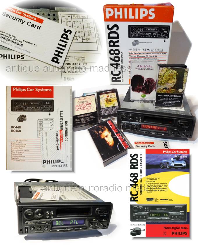 Autoradio vintage PHILIPS RC 468RDS - année 1996 - 3