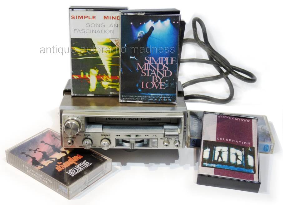 Vintage PIONEER car stereo model KP-77G cassette deck  (1980) - 2