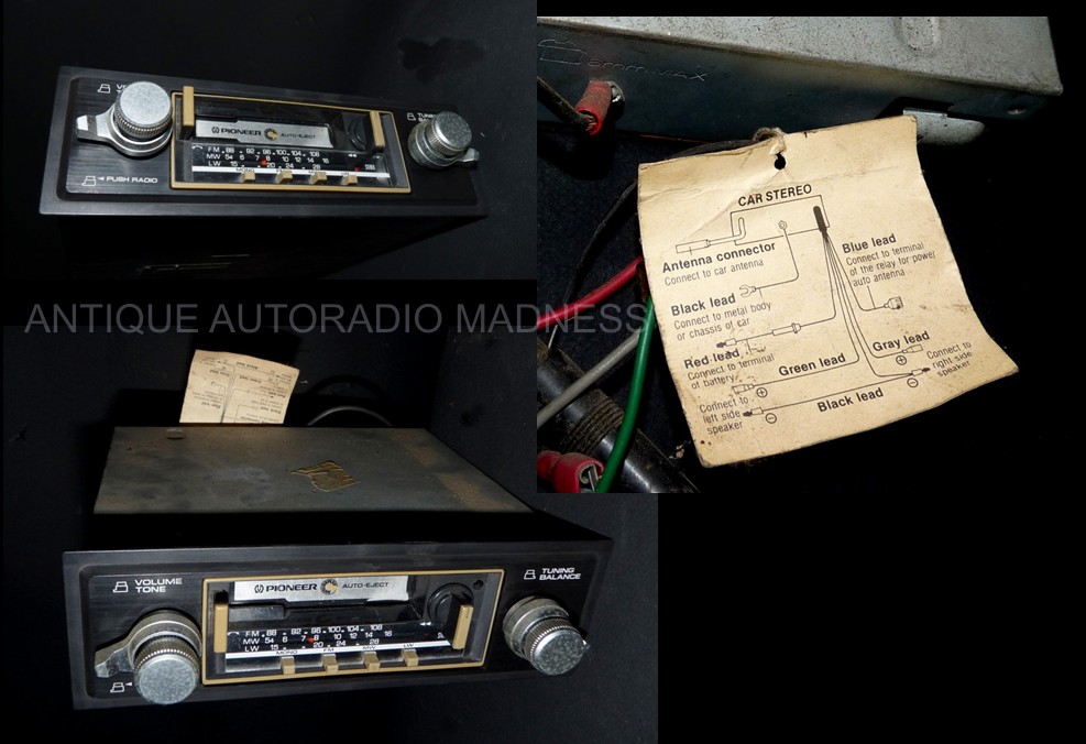 Vintage PIONEER car stereo model KP-3300 - 2