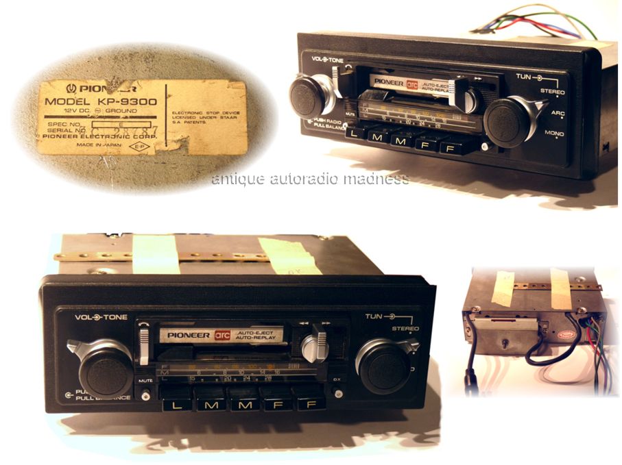 Vintage PIONEER car stereo model KP-9300