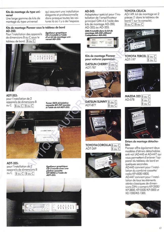 Catalogue PIONEER car stereo 1982 - 26