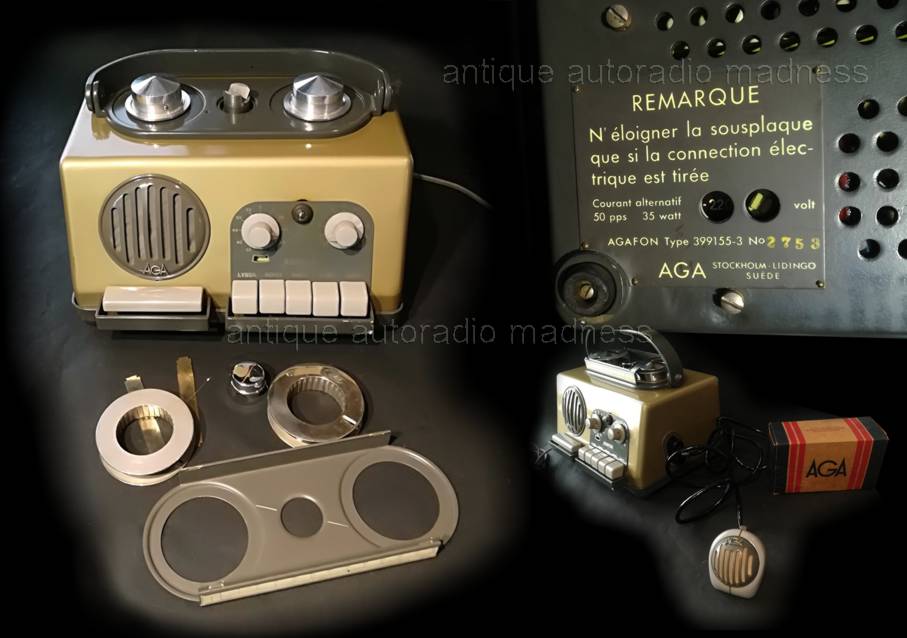 Old school wire recorder AGAFON model 399155-3 - 1951 (New) - 2