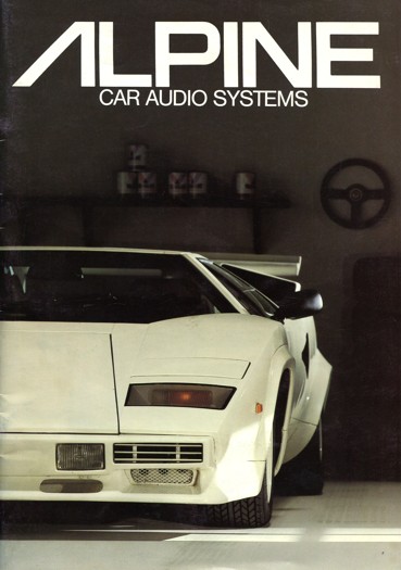 ALPINE car stereo catalog : 1985