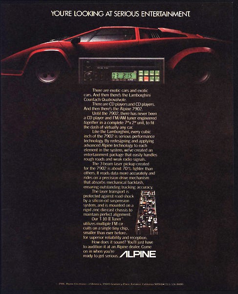 ALPINE car stereo advertisement model 7902